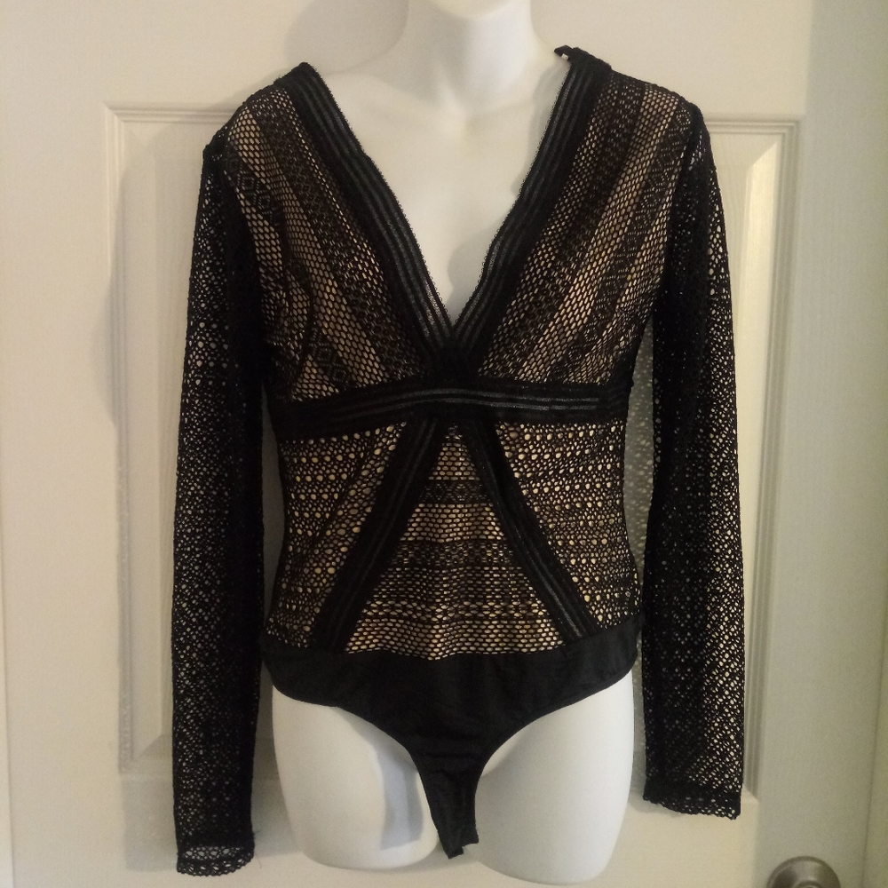 Bebe lace body suit